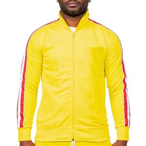 Traje de correr apilado para hombre, ropa de gimnasio para trotar, de nailon y algodón - Product Image 1