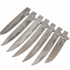 Handmade Damascus Steel Fillet Knife Set Professional Fish Fillet Knives with Pine Cone Resin Handle Genuine <b>Leather</b> Sheath - Product Image 6