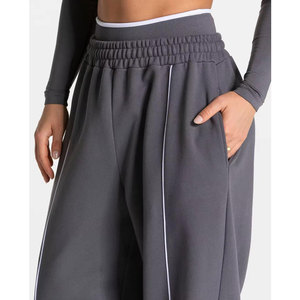 Wearpex Fashionable Women Joggers Best Quality 100% Cotton Fleece Streetwear <b>Drawstring</b> Closure Outdoor Use Custom <b>Trousers</b> - Product Image 5