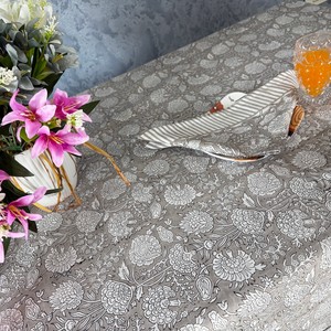 Mantel de Algodón Floral Clásico Hecho a Mano con Estampado de Bloques, Ecológico y Duradero, para Fiestas y Bodas, Estilo Rajasthan - Product Image 2