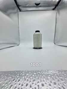 Fil à broder en nylon SHREE VIDHATA JARI, fil métallique argenté Zari, 110 deniers, type MX, bobine de 3800 m, pour tricot et tissage à la main - Product Image 3