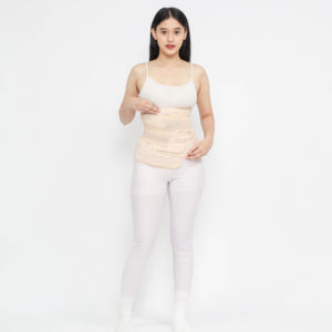 ชุดกระชับสัดส่วนหลังคลอดสำหรับคุณแม่  ผ้าโพลีเอสเตอร์ ระบายอากาศได้ดี ซักได้  ช่วยยกกระชับหน้าท้องและเอว - Product Image 1