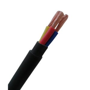 Câble de pompe submersible robuste, câble en caoutchouc flexible rond à 3 conducteurs pour puits profonds et systèmes d'irrigation - Product Image 1