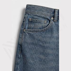 Pantalon en jean pour homme de couleur unie écologique de marque Prix ​​bas Vente en gros Fabricant Pantalon en jean pour homme toutes saisons Jean personnalisé - Product Image 5