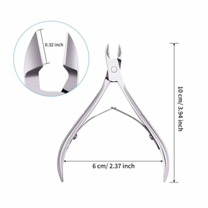 Custom Color Surgical Grade Stainless Steel Cuticle Nail Nipper For Sale Long Handle Nail Cuticle Nipper & Cutter Pattern - Product Image 2