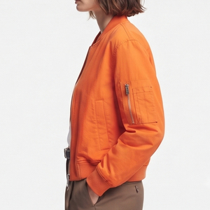 Chaqueta Bomber de Moda para Hombre, Chaqueta Bomber de Vuelo MA1 con Logotipo Personalizado al por Mayor, Chaqueta Bomber de Vuelo de Nailon para Hombre - Product Image 3