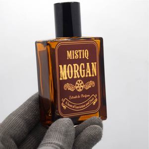 Gold Foil Stamped Embossed <b>Waterproof</b> Stickers with Text Embossed for Fragrance Bottle Luxury Custom Metallic Perfume Labels - Product Image 4