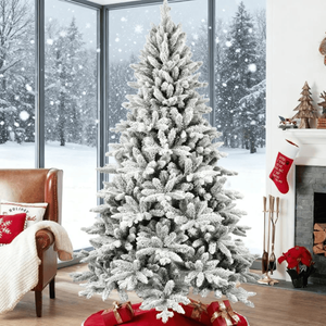 Albero di Natale Innevato di 2,1 m per Decorazioni Festive! - Product Image 5