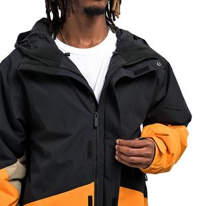 Chaqueta de snowboard de gran tamaño para hombre multifuncional con pantalones de tela de poliéster estampados con cremallera totalmente personalizados 2025 - Product Image 1