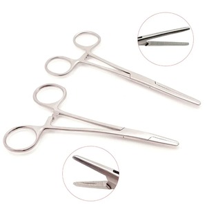 5PCS Stainless Steel Needle Holder <b>Pliers</b> Hemostatic Surgical Forceps Instrument <b>Set</b> with Locking Clamps and Straight Tip - Product Image 1