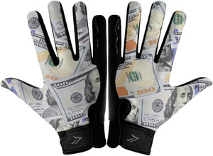 Guantes de Fútbol Americano para Jóvenes, Niños y Niñas, Impermeables, Ligeros, con Agarre de Silicona Adhesiva, Transpirables, Ajuste Flexible, Logotipo de Equipo Personalizado - Product Image 3