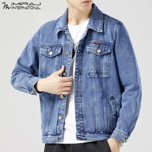 Best Supplier High Quality Breathable Denim <b>Men's</b> Denim <b>Jacket</b> Best Selling Soft Touch Fabric <b>Men</b> Out Door Denim <b>Jackets</b> - Product Image 6
