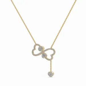 Collar con Colgante de Diamante Cultivado en Laboratorio, Diseño Moderno, con 74 Piezas, Certificado IGI, Claridad VVS, Joyería para Bodas y Fiestas - Product Image 3