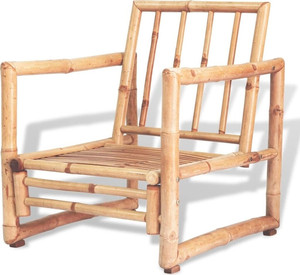 Wholesale Bamboo <b>Armchair</b> Outdoor Indoor Patio Chair with Cushion Natural Durable Garden Furniture Customizable Made in Vietnam - Product Image 4