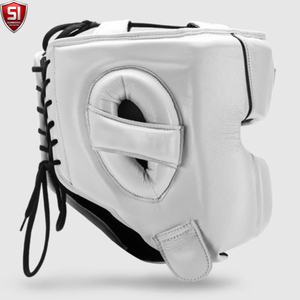 Boxing Head Guard Helmet for <b>MMA</b> Training PU OEM Karate Taekwondo Kickboxing Head Guard - Product Image 4