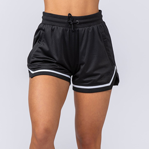 Nouveaux shorts taille haute couleur unie, pantalon de sport ample, shorts décontractés pour femmes - Product Image 1