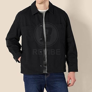 100% Cotton Men's Knitted Winter <b>Jacket</b> Casual Breathable Eco-Friendly High Quality Front Logo Custom Colors New Arrival Best - Product Image 3