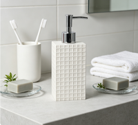 Distributeurs de savon liquide, flacons de savon pour les mains, distributeurs de lotion au design personnalisé, utilisables à la maison et à l'hôtel