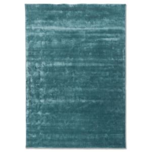 Hand Tufted Loomed Turquoise Solid Viscose Silk <b>Thick</b> Plush Cut Pile Rug High Quality Modern Style Color Washable Non-Slip PET - Product Image 1