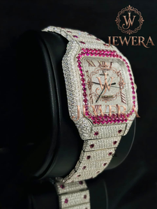Reloj de Acero Inoxidable Mossinate de la Mejor Calidad con Diamantes, Reloj de Lujo en Oro y Plata para Personas a la Moda - Product Image 2