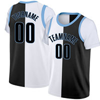 Ensemble maillot et short de basketball personnalisé réversible en mesh sublimé avec nom et numéro pour uniforme d'entraînement d'équipe junior