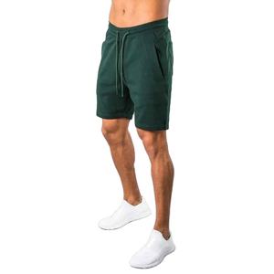 Pantalones Cortos Casuales de Verano para Hombre, de Poliéster y Algodón, Color Blanco Sólido, Cintura Media, Cierre con Cordón, Secado Rápido - Product Image 1