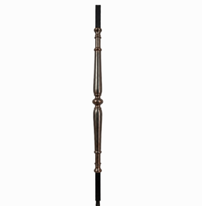 Balustre en laiton traditionnel tourné, décoratif, doré, pour escalier, main courante et balustrade - Product Image 4