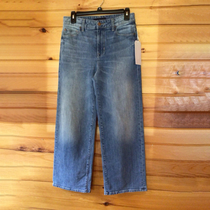 Pantalon en jean ample tendance pour femme, motif décontracté, confortable, fermeture boutonnée, pour l'été et l'hiver - Product Image 1