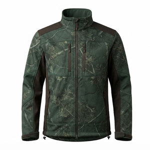 Chaqueta Softshell de Caza Personalizada para Hombre, Ligera, Impermeable, Transpirable y Resistente al Viento, con Bolsillos con Cremallera - Product Image 1
