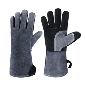 ถุงมือเชื่อมโลหะขายส่ง คุณภาพดีที่สุด ทนความร้อน ถุงมืออุตสาหกรรม ดีไซน์ปี 2026 ผลิตในปากีสถาน - Product Image 1