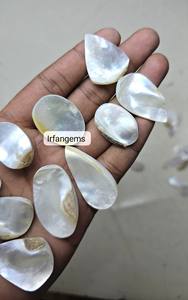 Wholesale Handmade <b>Mother</b> Pearl Gemstone Necklace Natural Oval Cut 20-40mm Loose Gemstones for Jewelry Making - Product Image 4