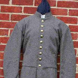 Abrigo de Vestir Estilo Americano de Época, Reproducción Tradicional Americana con Botones - Product Image 5