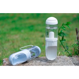PYURE Dispenser d'Acqua Portatile con Filtro per Animali Domestici, Ciotole e Mangiatoie da Viaggio - Product Image 6