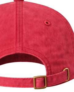 Gorra de Béisbol Roja de Algodón, Lisa, Ajustable, Unisex, Deportiva, Informal, Transpirable, Cómoda, con Logotipo Personalizado, Calidad Premium - Product Image 6