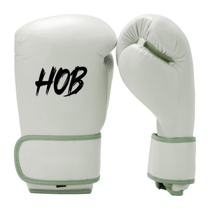 Guantes de Entrenamiento de MMA y Boxeo de Cuero Personalizados OEM en Azul y Negro con Cierre de Velcro para Muay Thai BJJ, Guantes de Boxeo de Cuero PU - Product Image 5