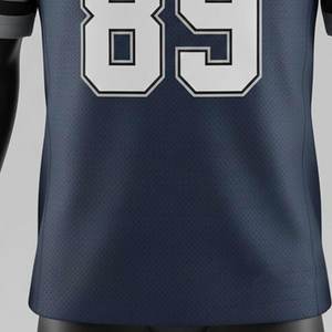 Camisetas de Fútbol Americano Personalizadas al por Mayor, de Malla Transpirable, para Entrenamiento, con Impresión por Sublimación y Tackle Twill - Product Image 5