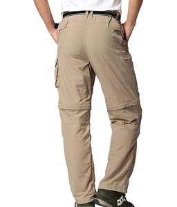 Men's 2 in 1 Convertible <b>Cargo</b> Pants <b>Zip</b> <b>Off</b> <b>Trousers</b> Multi Pocket Outdoor Hiking Workwear OEM - Product Image 5