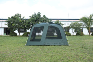 เต็นท์ครอบครัว Sunrex 340 camptown สำหรับตั้งแคมป์กลางแจ้ง ที่พักพิงฉุกเฉิน ที่พักอาศัย เต็นท์สำหรับทุกฤดู แกลมปิ้ง ติดตั้งง่าย รวดเร็ว เหมาะสำหรับตกปลาและปิกนิก - Product Image 5