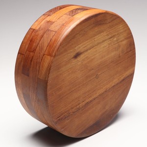 Cuencos Segmentados de Madera de Teca Hechos a Mano con Banda de Color Multicolor - Venta al por Mayor - Product Image 2