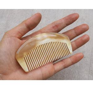 Peignes en corne de buffle : Les meilleurs cadeaux, peigne en corne de buffle classique, solide, durable et antistatique, artisanat naturel. - Product Image 2