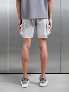 Wholesale Men Cargo Shorts Lightweight Stretch Nylon Tactical Shorts Elastic Waist Utility Shorts with Cargo Pockets - Product Image 2
