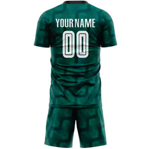 Uniforme de Fútbol Exclusivo, Conjunto de Camiseta y Pantalones Cortos de Fútbol de Tela Premium, Fabricación de Ropa Deportiva Profesional para Equipos - Product Image 3