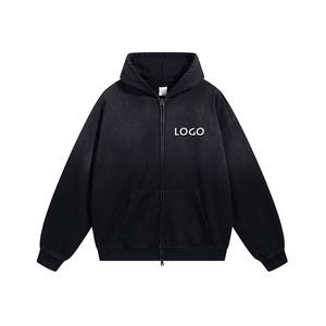 Fabricant de sweats à capuche oversize personnalisés, coupe ample à épaules tombantes, faible MOQ, 10 % coton, 90 % polyester, effets d'impression et de broderie - Product Image 1