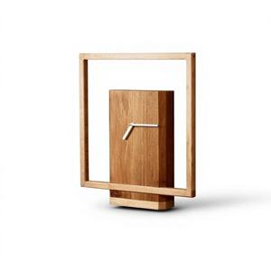 Reloj de Pared Hecho a Mano de Madera Natural Sólida – Diseño Rústico Moderno para Decoración del Hogar, Oficina y Sala de Estar Hecho en Vietnam - Product Image 2