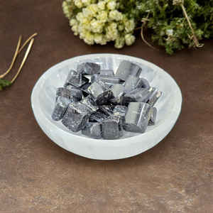 ชามขัดเงาสไตล์โมร็อกโกเซเลไนต์ของตกแต่งบ้านอุปกรณ์ฝึกสมาธิชาร์จไฟรักบำบัด - Product Image 3