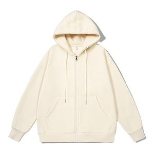 2025แจ็คเก็ตขนแกะมีซิปแบบลำลองของผู้ชายเสื้อฮู้ดถักแบบหลวมๆพร้อมปลอกหุ้มริมซี่โครงยอดนิยมสำหรับฤดูใบไม้ผลิฤดูใบไม้ร่วง - Product Image 4