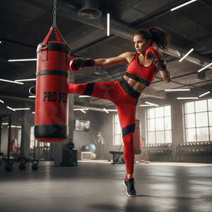 Saco de Boxeo de Piel Sintética PU de Alta Calidad, para Entrenamiento de Boxeo, MMA, Muay Thai, Kickboxing, Saco de Boxeo Colgante para Fitness - Product Image 3