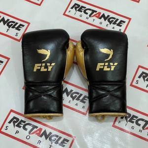 Guantes de Boxeo Profesionales de Alta Calidad Hechos a Medida, de Cuero Genuino, para Muay Thai, Kick Boxing, Sanda, Entrenamiento al Aire Libre - Product Image 1