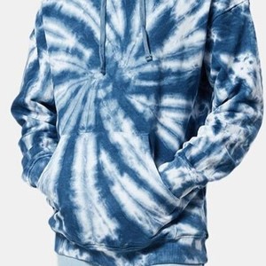 Sudadera con Capucha Tie Dye para Hombre, Nueva Colección 2026, Corte Regular, Algodón French Terry, Estilo Casual Otoñal, Diseño con Bolsillo Frontal, OEM - Product Image 4