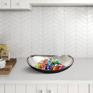 Bol en cuivre multi-usage fait main, idéal pour salades, fruits, fruits secs, collations, vaisselle décorative, articles de cuisine en gros - Product Image 2